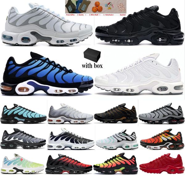 

3 plus tns designer tn running shoes men terrascape chaussures women mens sneakers triple black white university blue metallic teal womens