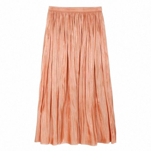 

skirts summer skirt women's casual pleated solid sweet korean style 2022 y8ei#, Black