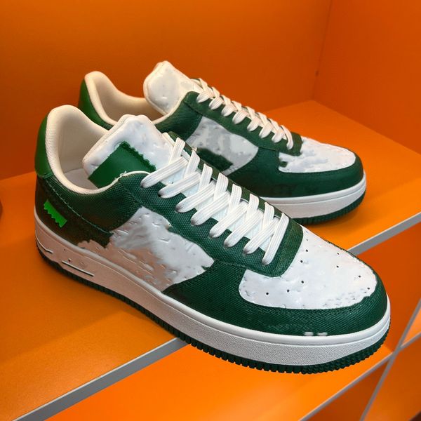 

shoes designer version pure handmade 2022ss luden ni three-way name green stitching men's and women's same casual sneakers, Black