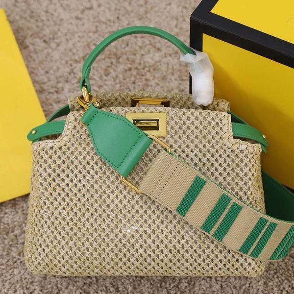 

luxury saddle crossbody fends bags for womens multicolor handbag designer sling bag baguette tote shoulder purses woman 7a fashion wallet kf