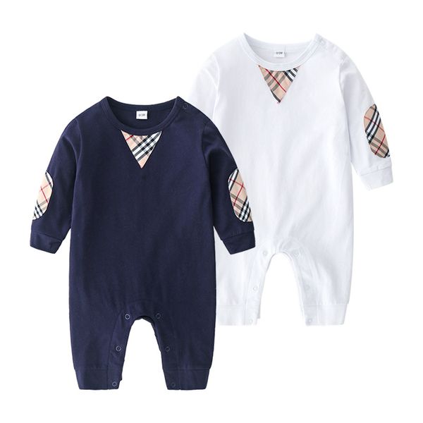 

baby desiger clothes baby rompers spring autumn romper cotton kids infant jumpsuits clothing, Blue