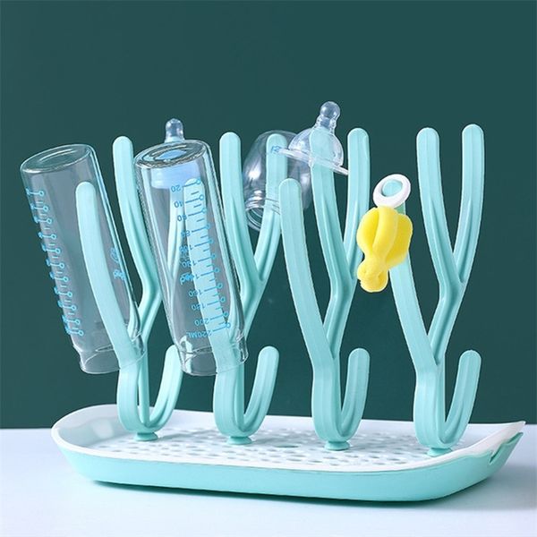

other baby feeding 3 colors coral shape baby bottle drain rack baby bottle drying rack foldable bottle cleaning storage rack portable dryer
