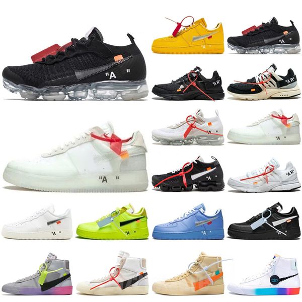 

off gold metallic silver 1 low casual shoes volt men women white presto 2.0 outdoor sneakers trainers, Black