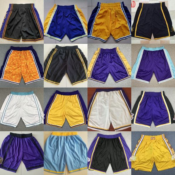 

2022-23 new basketball shorts classic anthony james davis hip pop pant zipper sweatpants westbrook schroder beverley nunn toscano-anderson j, Black