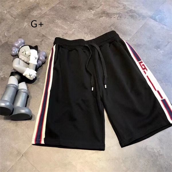 

2023 new clothing winter high version 22 ribbon jacquard letter couple shorts casual and slim fashionable temperament sports pants, White;black
