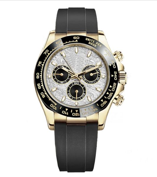 

watch master design stainless steel case sapphire automatic movement mechanical neutral folding buckle rubber strap classic and generous, Slivery;brown