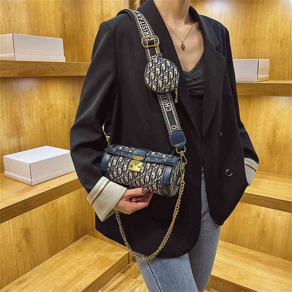 

55% off outlet evening bags online sale 5bzz net red trend leisure single messenger cylinder spring pen holder letter women's