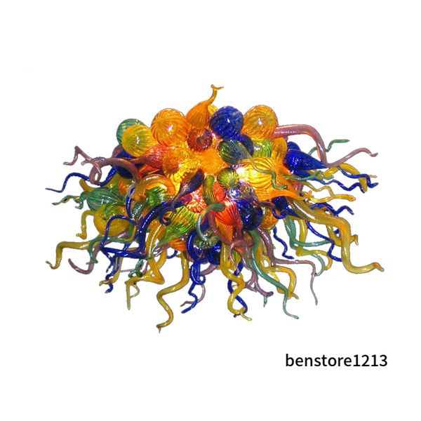 

custom 100% handmade luxury lamps hand blown glass chandeliers multicolor pendant lights chandelier led lighting for indoor home art decor l