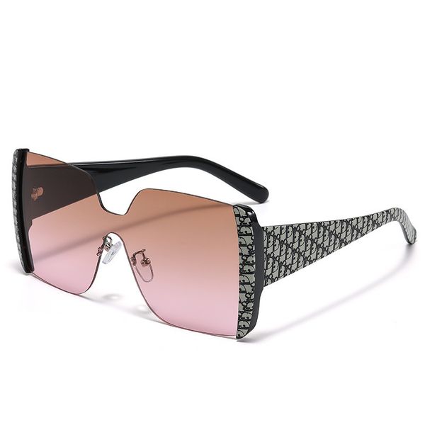 

sunglasses designer luxury womens glasses outdoor frameless fashion classic european and american big brands with large size, White;black