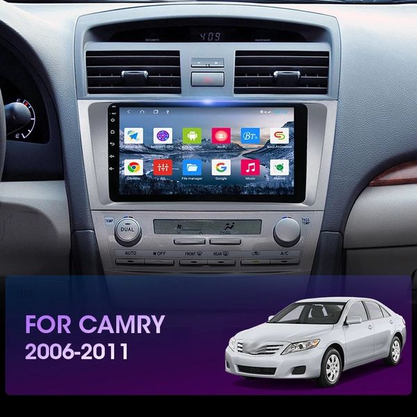 

2 din android 9" gps navigation car video radios stereo multimedia player for toyota camary 2007-2011 support swc carplay