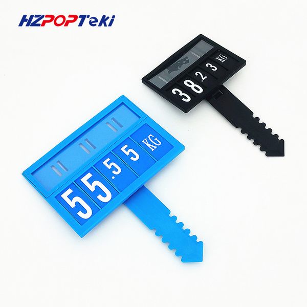 

retail supplies pop promotion price sign display posted label card plastic holder frame oblate pin replaceable store seafood aera 10sets