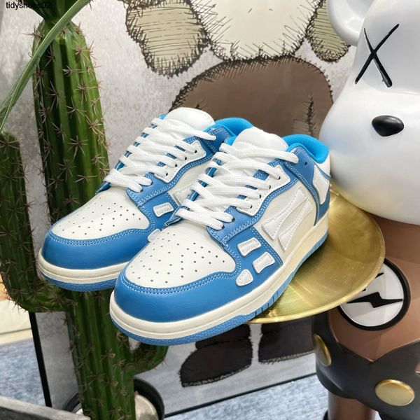 

dress shoes designer sneakers amirs bone sneaker blue black white red low men women board versatile sports small white shoe