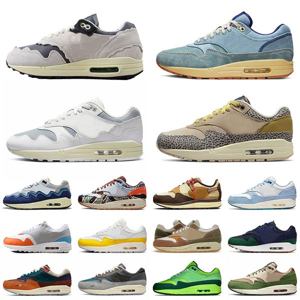 

1 max 87 designer shoes men trainers patta waves dirty denim women airmax1s tour yellow sports travis noise aqua safari cobblestone concepts