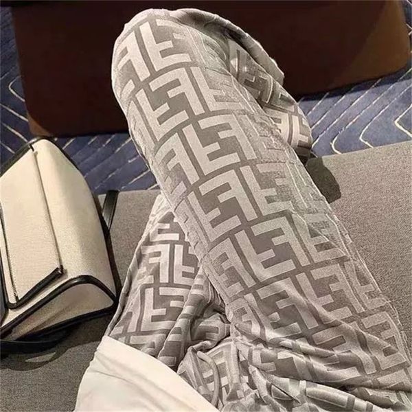 

2023 new clothing winter version big letter straight street women's pants high waist cool european station ruffian handsome pop, Black;white