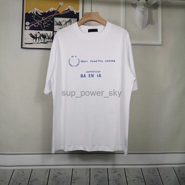 

mens designer t-shirts balencaigass new tee fashion 2022 print new paris loose short sleeve t-shirt tshirt, White;black