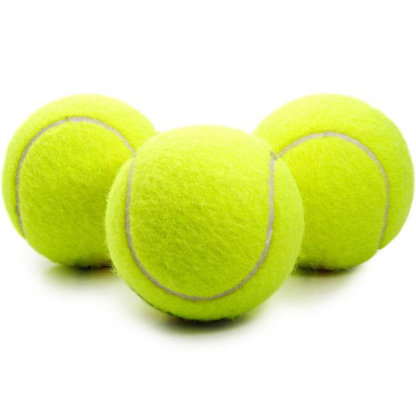 

1.35m high bounce tennis balls practice training quality rubber 64mm game ball for match family friend school club