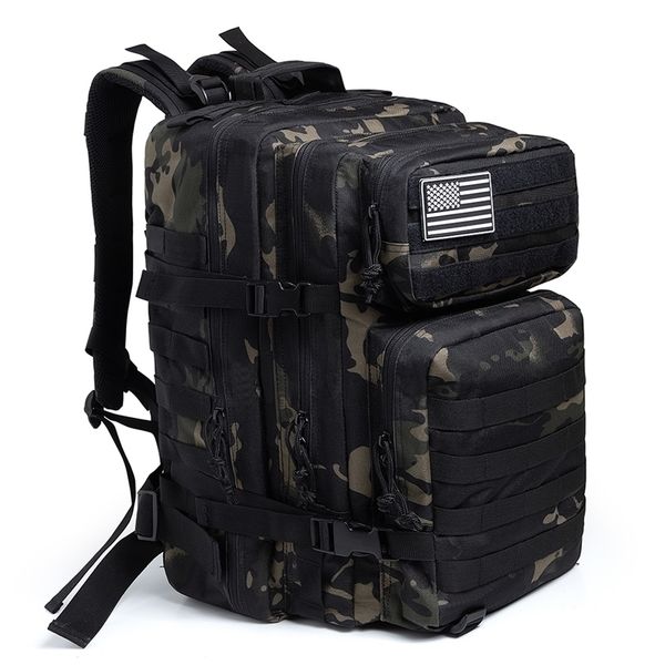 

outdoor bags 50l camouflage army backpack men military tactical assault molle backpack hunting trekking rucksack waterproof bug out bag 2209
