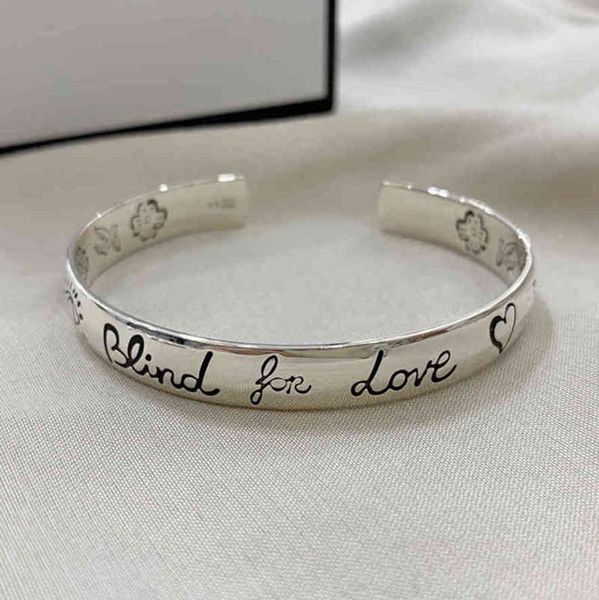 

charm bracelets open mold s925 silver love fearless couple bracelet fashion personalized gift for girlfriend exclusive design jewel, Golden;silver