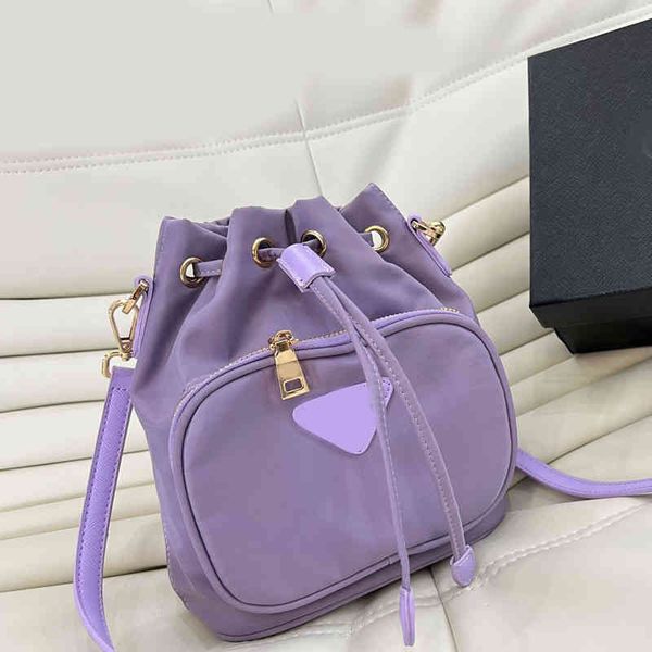 

luxury drawstring bag women casual bucket evening bags classic shoulder clutch design lady crossbody purse 220921