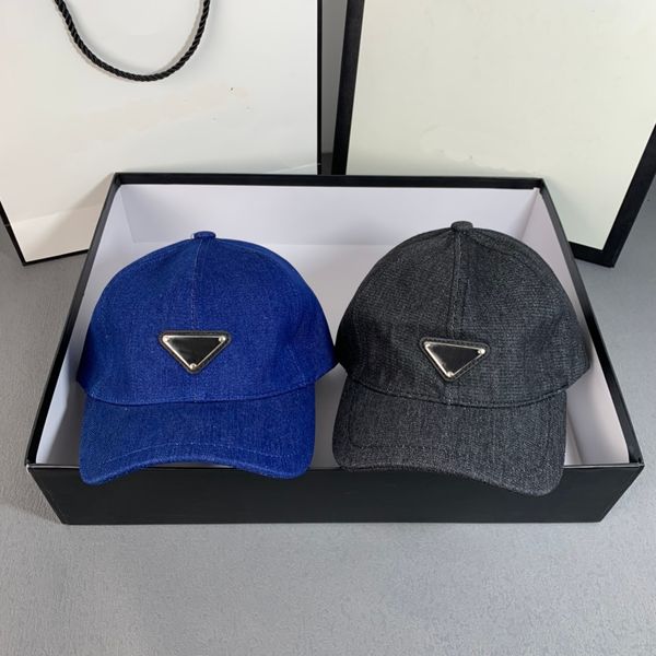 

fashion ball caps designer street hat versatile cap for man woman hats classic black and white, Blue;gray