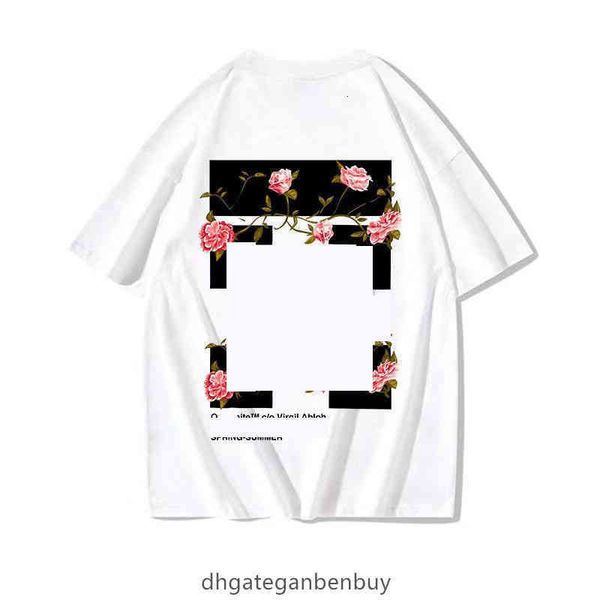 

new ow summer off brand women designers t shirts loose tees t-shirt luxury clothing street white black short fashion pure cottons