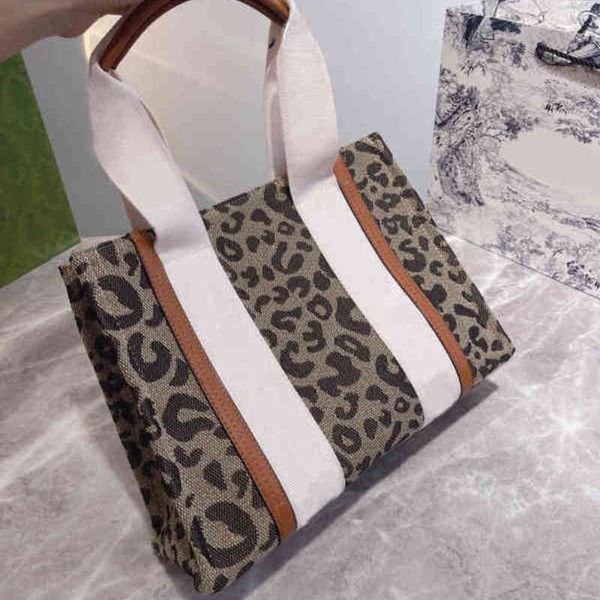 

tote bags woman messenger purses handbags women studded quality brand designer handbag shoulder womens leopard print vintage dealbag 220119/