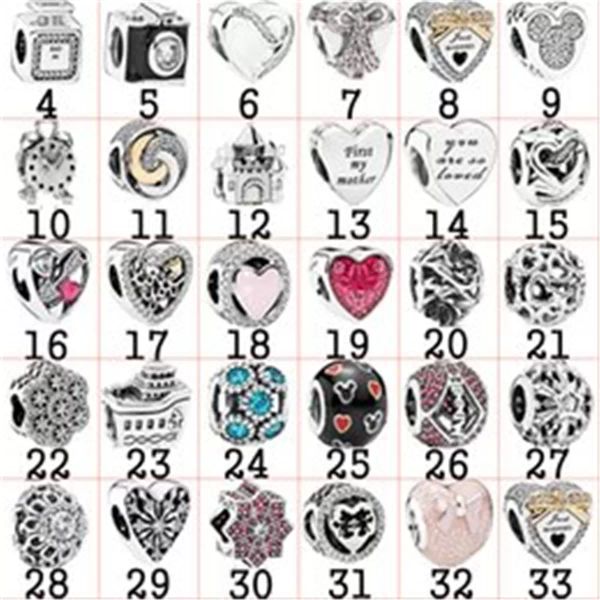 

new popular 925 sterling silver ring gem charm bead pandora pendant diy bracelet fashion women original jewelry custom birthday gift