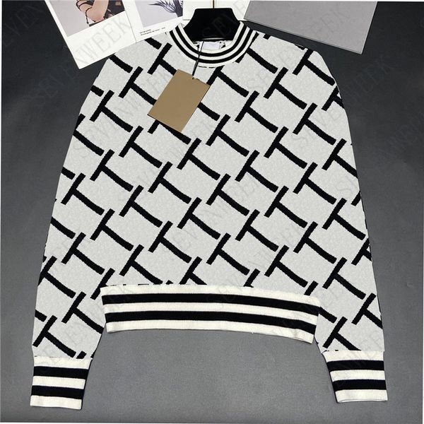 

full letters womens wool knits sweaters high grade lady pullover long sleeve women and men hoodie sweatshirts, White;black