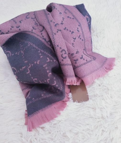 

the lady's beautiful scarf europe and the united states new fashion wool high-end scarves long fall winter cashmere cape warm women&#03, Blue;gray