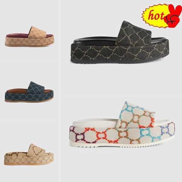 

fashion g mens womens sandals slippers slide designer luxury flat high heels flip flops shoes embroidered platform rubber sandal leather sho