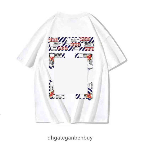 

new summer offs brand men's t shirts women designers loose tees t-shirt luxury clothing street white black short fashion pure cottons