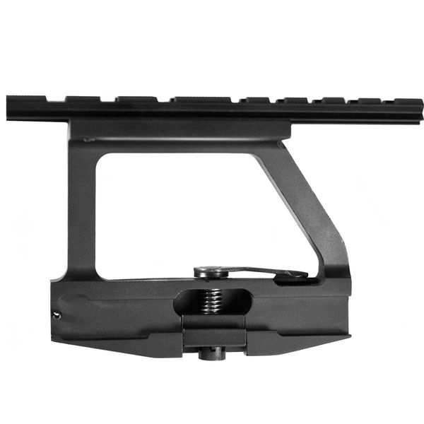 

tactical ak 74/74u quick release ak side rail mount 20mm rail lock scope mount