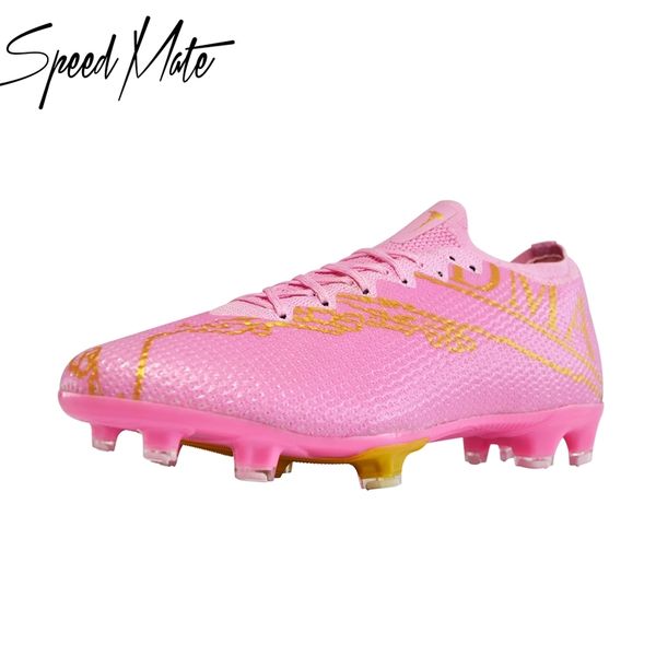 

dress shoes speedmate football boots flywire comfortable outdoor training drop soccer cleats breathable sport 220921, Black