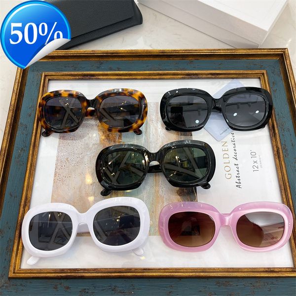 

men's sunglasses designer women's 2022cl new arc de triomphe round frame sunglass net red same 40070, White;black