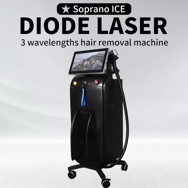 

diode laser rf equipment hair removal machine 808 professional ice titanium facial painless electric depilator for women depilatori