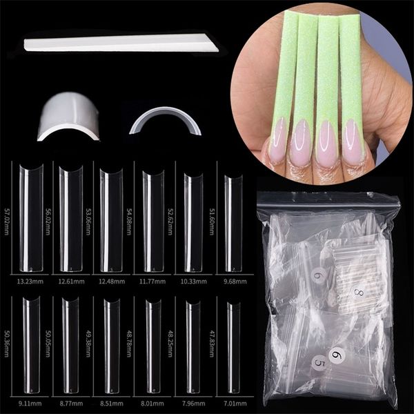 

false nails 504 pcsbag xxl supper long c curved straight french false nail tips flat square fake nails styling accessories manicure tools 22, Red;gold