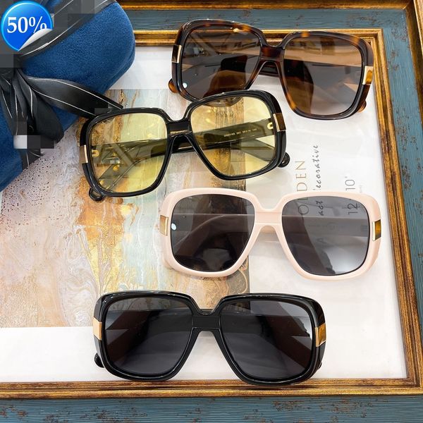 

men's sunglasses designer women's 22 new g family large square sunglass fashion plate ins net red star of the same type gg0318, White;black