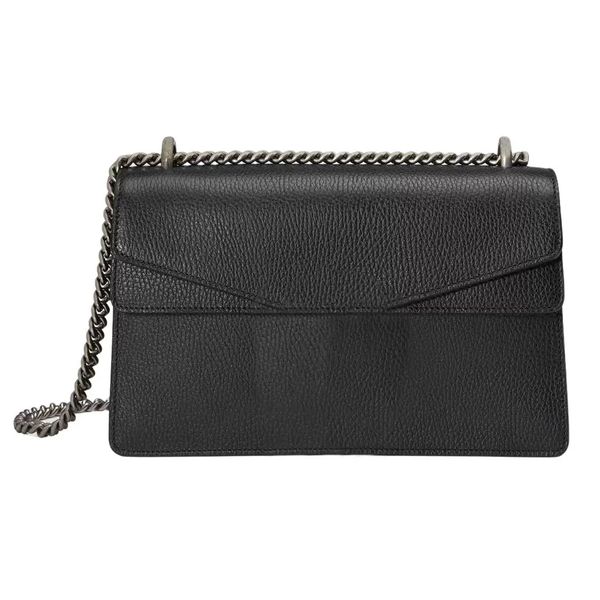 

4 colors genuine leather ladies shoulder bags luxury designer chain messenger bag chains cross body handbags clutch wallet coin purse diamon, Black;red