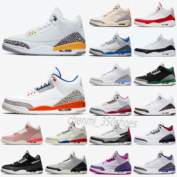 

og 3 basketball shoe shoes 3s black cat cement cool grey neapolitan cardinal red pine green desert elephant racer blue rust pink woman sneak