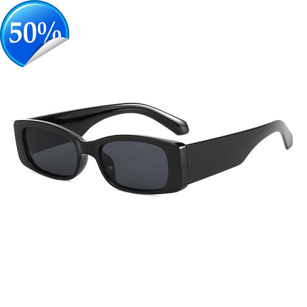 

men's sunglasses designer women's 2022 new cat's eye fashion square gm trend personalized square, White;black