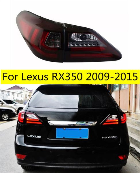 

car tail lights for lexus rx350 slamp 20 09-20 15 rx270 rx300 rx400 led dynamic turn signal rear lights brake reversing taillights