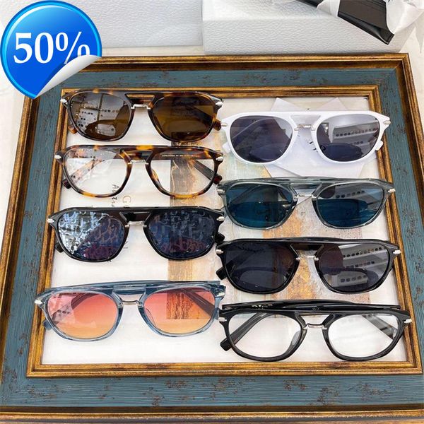 

men's sunglasses designer women's d family style ins trendy men's anti uv driver's female n1i, White;black