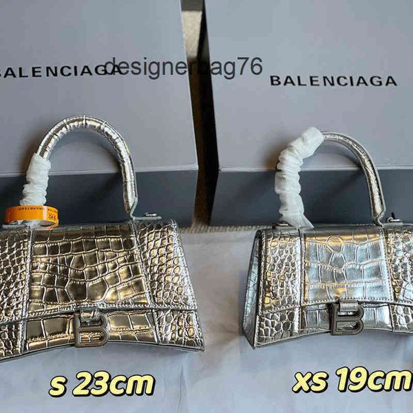 

balenciga bags designer handbags luxury hourglass women crocodile shoulder leather ladies handbag fashion tyd8