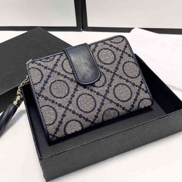 

wallets letter print multiple card slots leather luxury designer clutch crossbody cardholder purses 220921, Red;black