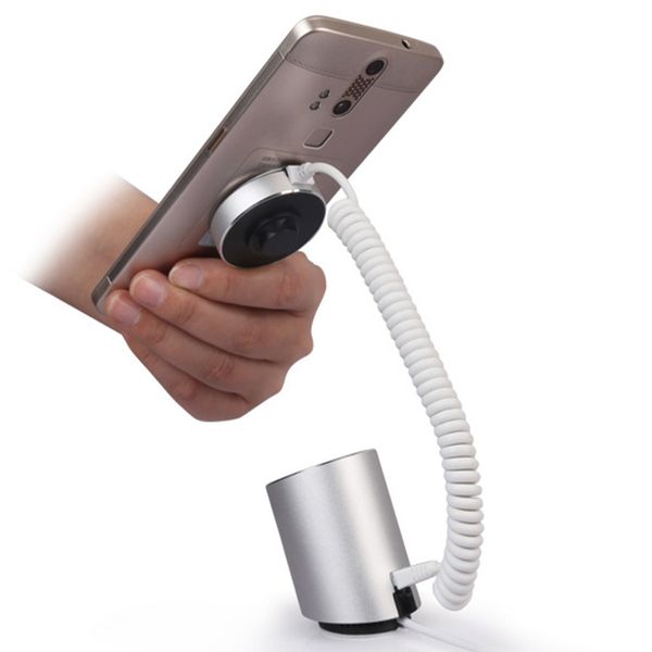 

6pcs mobile phone security alarm stand smartphone anti-theft device display holder cellphone burglar alarm system 360 degree rotate