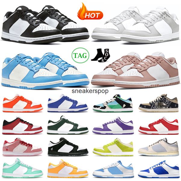 

low speed ale sb dunks running shoes men women low unc panda black white pn dust green apple chicago court purple mens trainers sport sneake