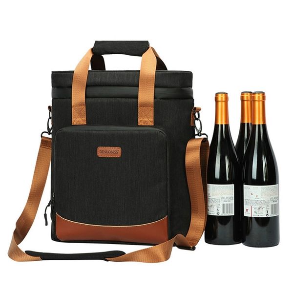 

ice packsisothermic bags wine cooling bag leakproof lunch beer cooler bag refrigerator thermal bags insulation folding picnic portable ice p