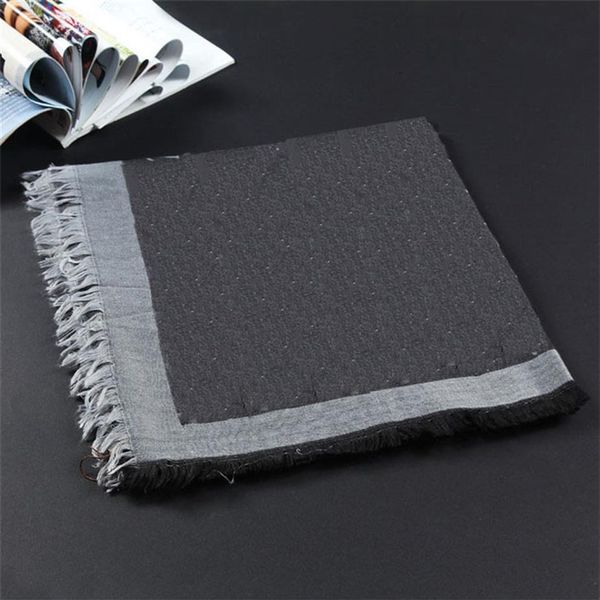 

2021 fashion scarf for women wool silk cashmere letter scarf shawl 18color ladies scarves size 140x140cm without box271p, Blue;gray