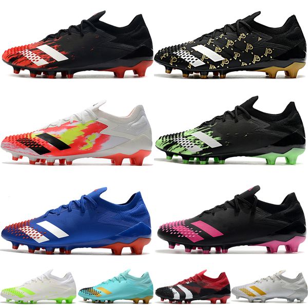 

soccer shoes football boot cleats uniforia predator mutator 20.1 low fg tormentor mutator royal blue inflight signal green locality pred siz