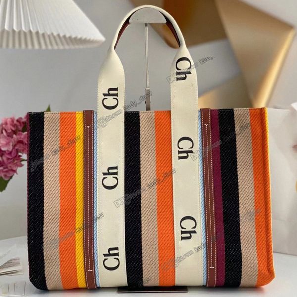 

woody tote bags luxury designer woody totes basket stripes signature logo ribbon wide handle leather crossbody shoulder small shopping bag h